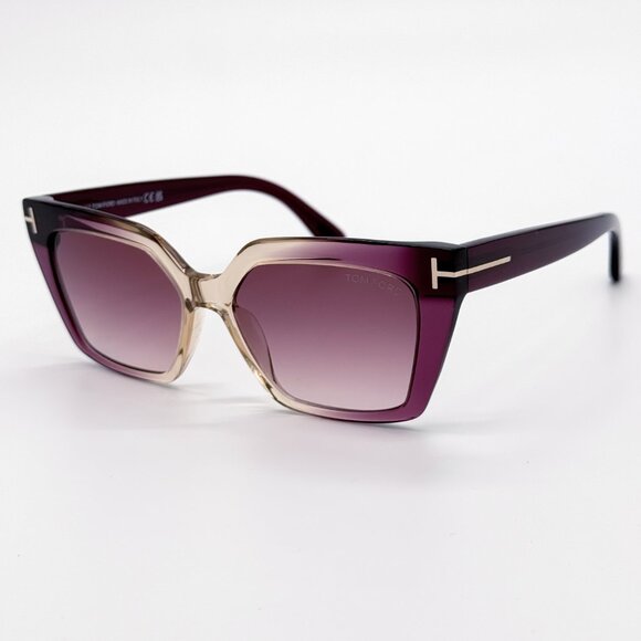NEW TOM FORD TF1030 83Z BLACK/VIOLET FT1030/S 83Z WOMEN SUNGLASSES TOM FORD - Picture 2 of 10
